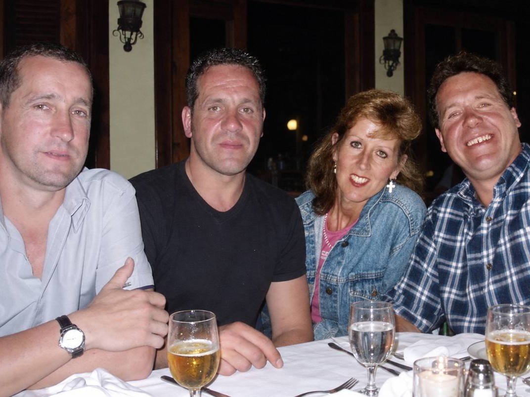 Paul, Terry, Clive and Christine Pocock, the second generation